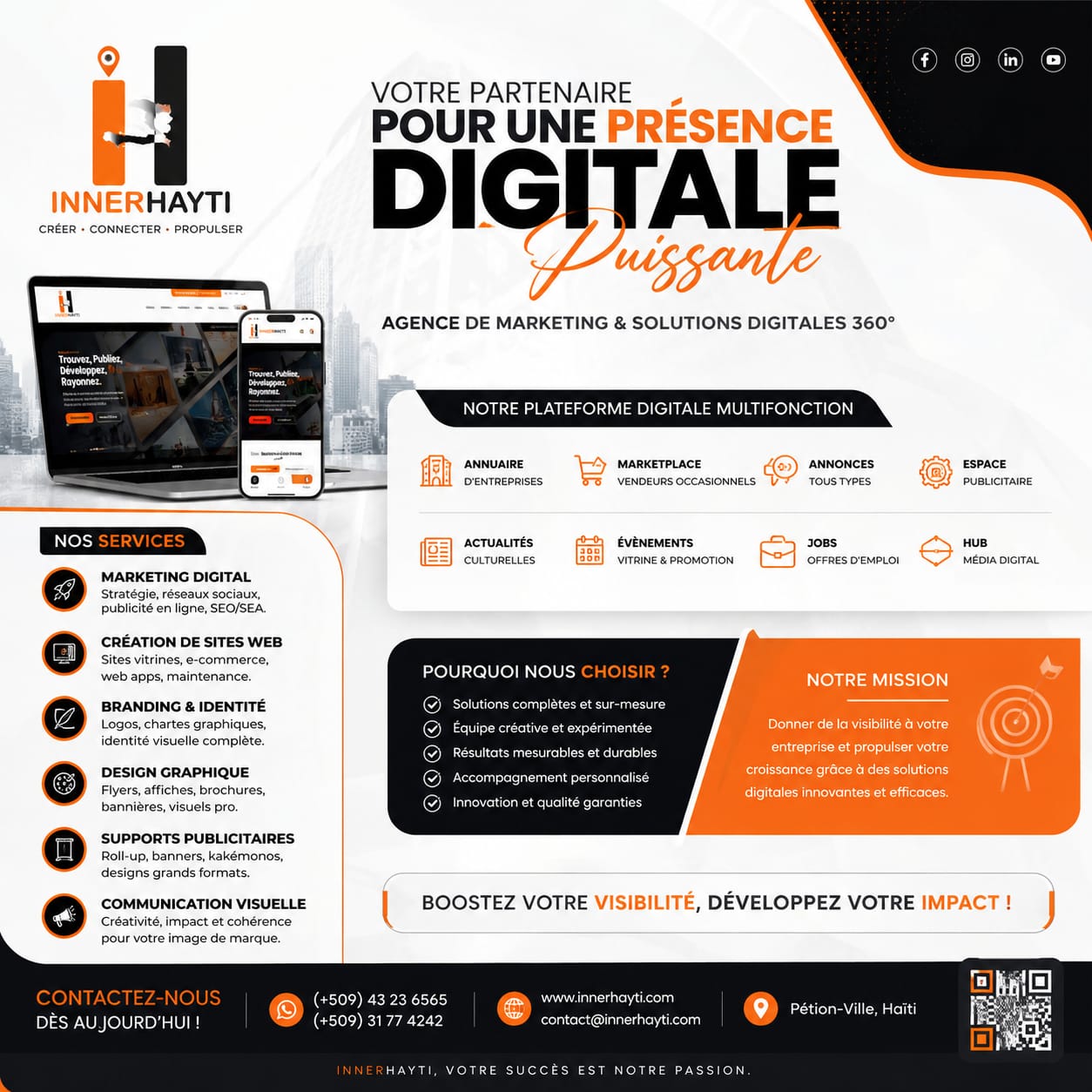 Les services et opportunités InnerHayti